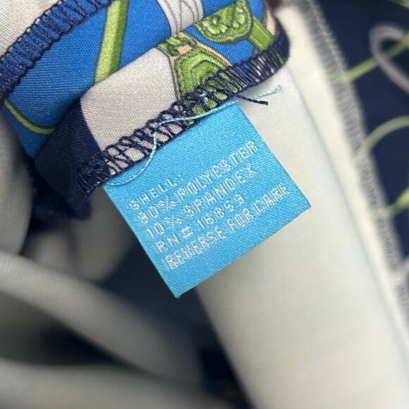 J. McLaughlin Equestrian Patchwork Sleeveless Shift Dress Womens 4 Blue - Picture 6 of 6